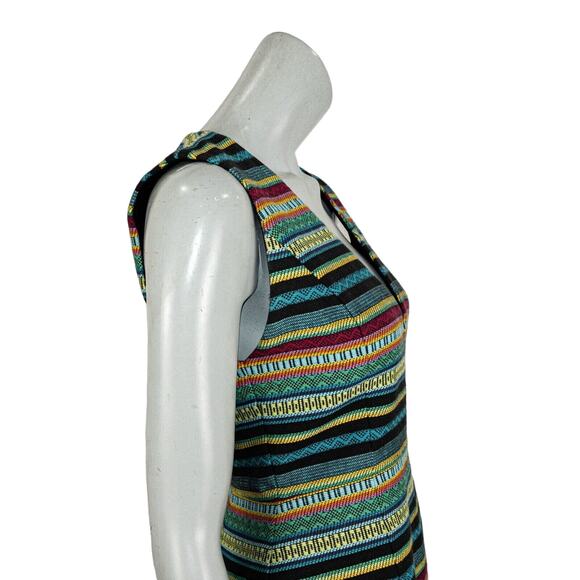 Alice + Olivia Colorful Striped Mini Dress - Picture 8 of 9